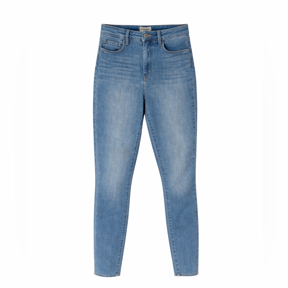 L'AGENCE Luxury Denim Tapered Leg High Waist Jeans